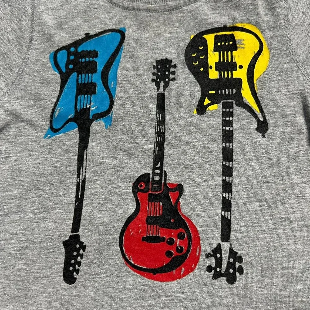 Old Navy 18-24m Electric Guitars Music Tee Shirt